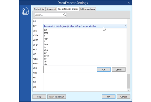 DocuFreezer Features