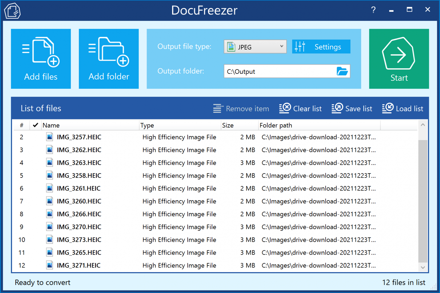 DocuFreezer Features