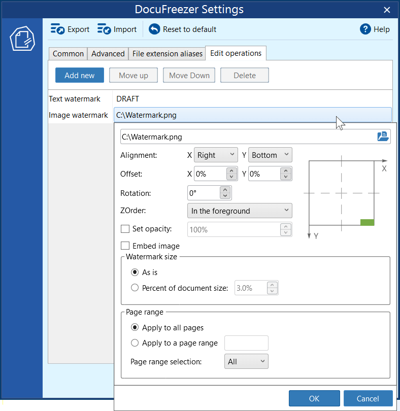 How to add an image watermark to multiple files at once