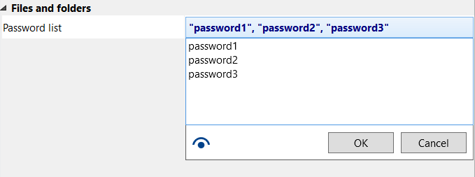 How to batch convert password-protected files