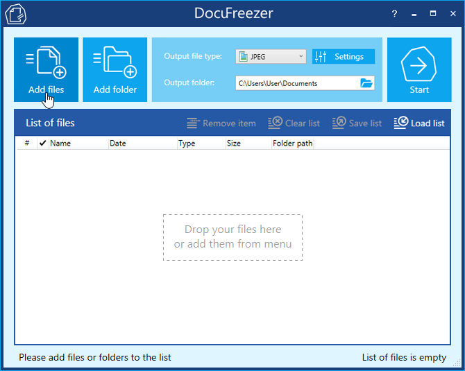 Docufreezer Convert Pdf To Jpg Xps To Pdf Tiff To Jpg Html To Pdf Etc