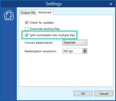 Split Excel files into separate worksheets