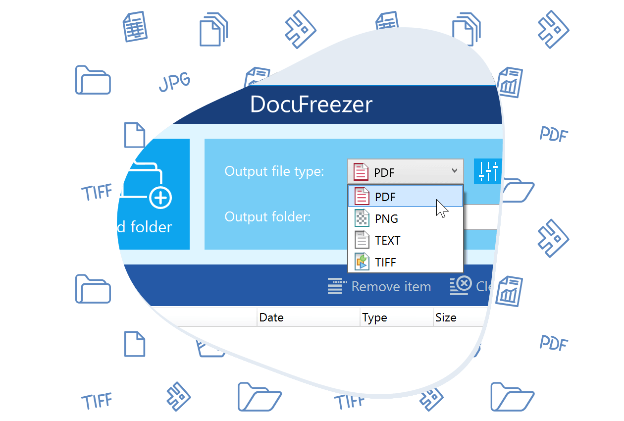 Docufreezer Features