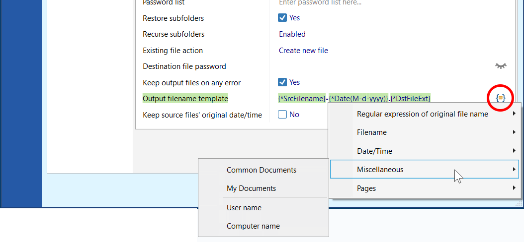 Using macros to change filename Using macros to change filename
